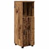 vidaXL Vannitoa kapp Vana puit 30 x 35 x 95 cm Tehispuit, Metall