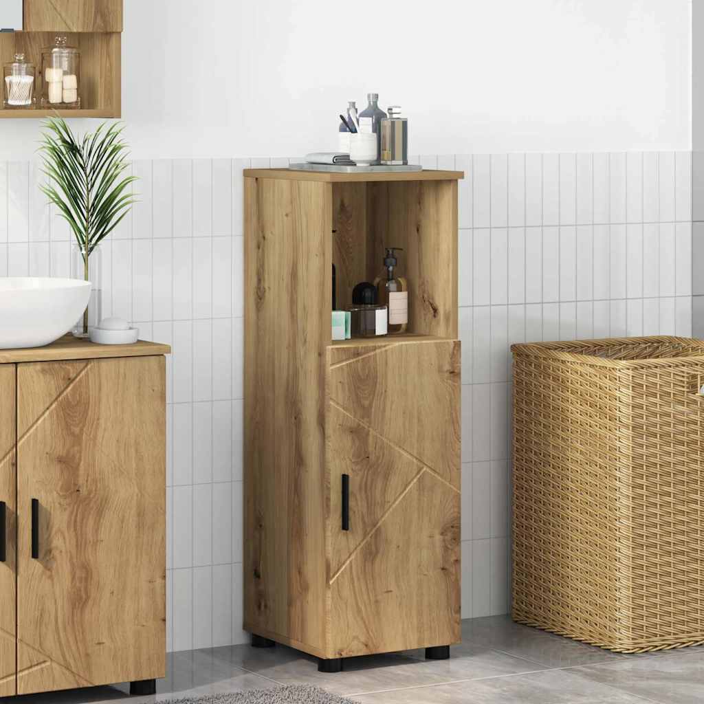 vidaXL Dulap de Baie stejar artizanal 30 x 35 x 95 cm Lemn compozit