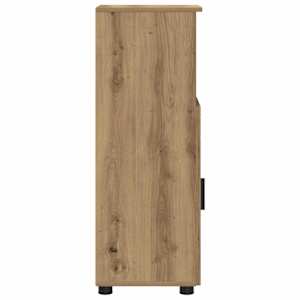 Koupelnová skříň s úložištěm Artisanový dub 30 x 35 x 95 cm - obrázek 7