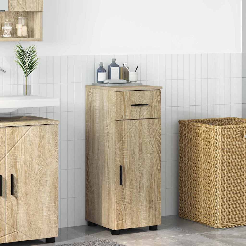 vidaXL Dulap de Baie Stejar sonoma 30 x 35 x 80 cm Lemn compozit