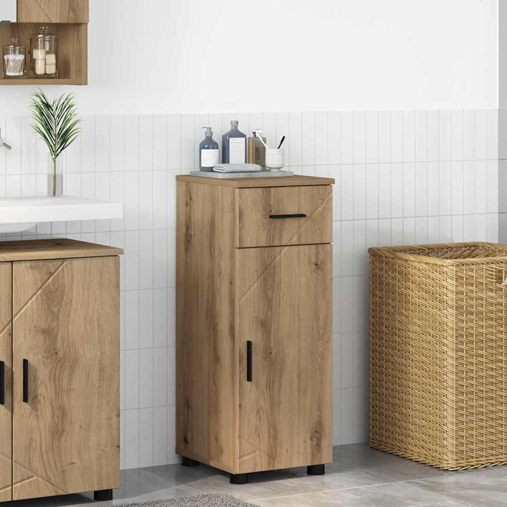 vidaXL Dulap de Baie stejar artizanal 30 x 35 x 80 cm Lemn compozit