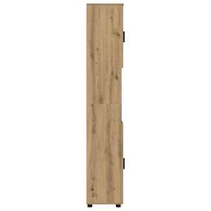 Koupelnová skříň s úložištěm Artisanový dub 30 x 35 x 192 cm - obrázek 7