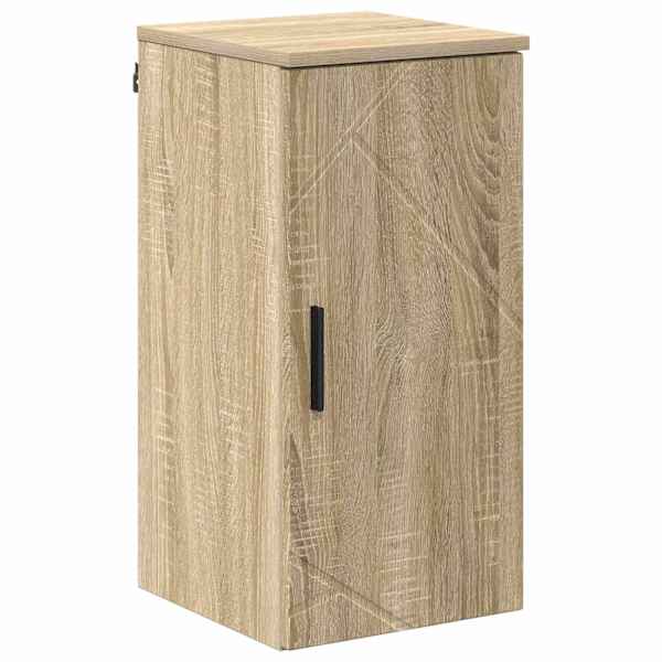 vidaXL Vannitoa kapp Sonoma tamm 30 x 31,5 x 61 cm Tehispuit, Metall