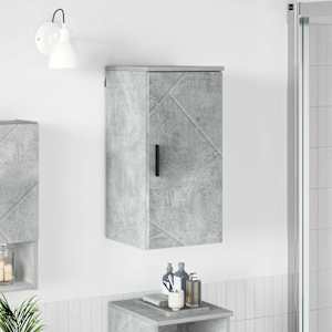 Kopalniška omarica z vrati Betonsko siva 30 x 31,5 x 61 cm