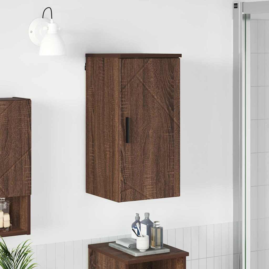 vidaXL Dulap de Baie Stejar brun 30 x 31.5 x 61 cm Lemn compozit