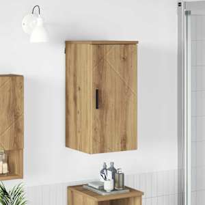 Kopalniška omarica z vrati Umetni hrast 30 x 31,5 x 61 cm