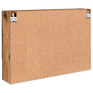 Zrcadlová skříň Staré dřevo 80 x 17 x 55 cm kompozitní dřevo - obrázek 8