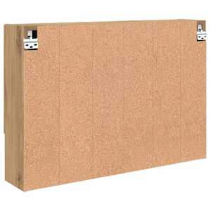 Zrcadlová skříň Artisanový dub 80 x 17 x 55 cm kompozitní dřevo - obrázek 8