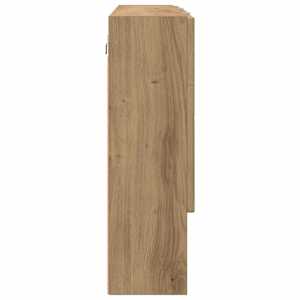 Zrcadlová skříň Artisanový dub 80 x 17 x 55 cm kompozitní dřevo - obrázek 7
