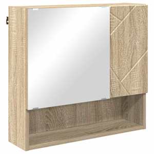 vidaXL Peeglikapp Sonoma tamm 59 x 17 x 55 cm Tehispuit