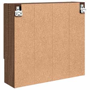 Zrcadlová skříň Hnědý dub 59 x 17 x 55 cm kompozitní dřevo - obrázek 8