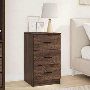 Nočna omarica Rjavi hrast 38 x 38 x 66 cm Konstruiran les