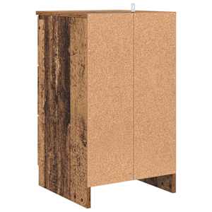Noční skříňka Staré dřevo 38 x 38 x 66 cm Kompozitní dřevo - obrázek 8