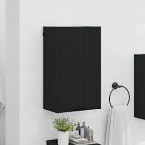 Koupelnová skříň Černá 39 x 23,5 x 65 cm Kompozitní dřevo & kov - obrázek 4