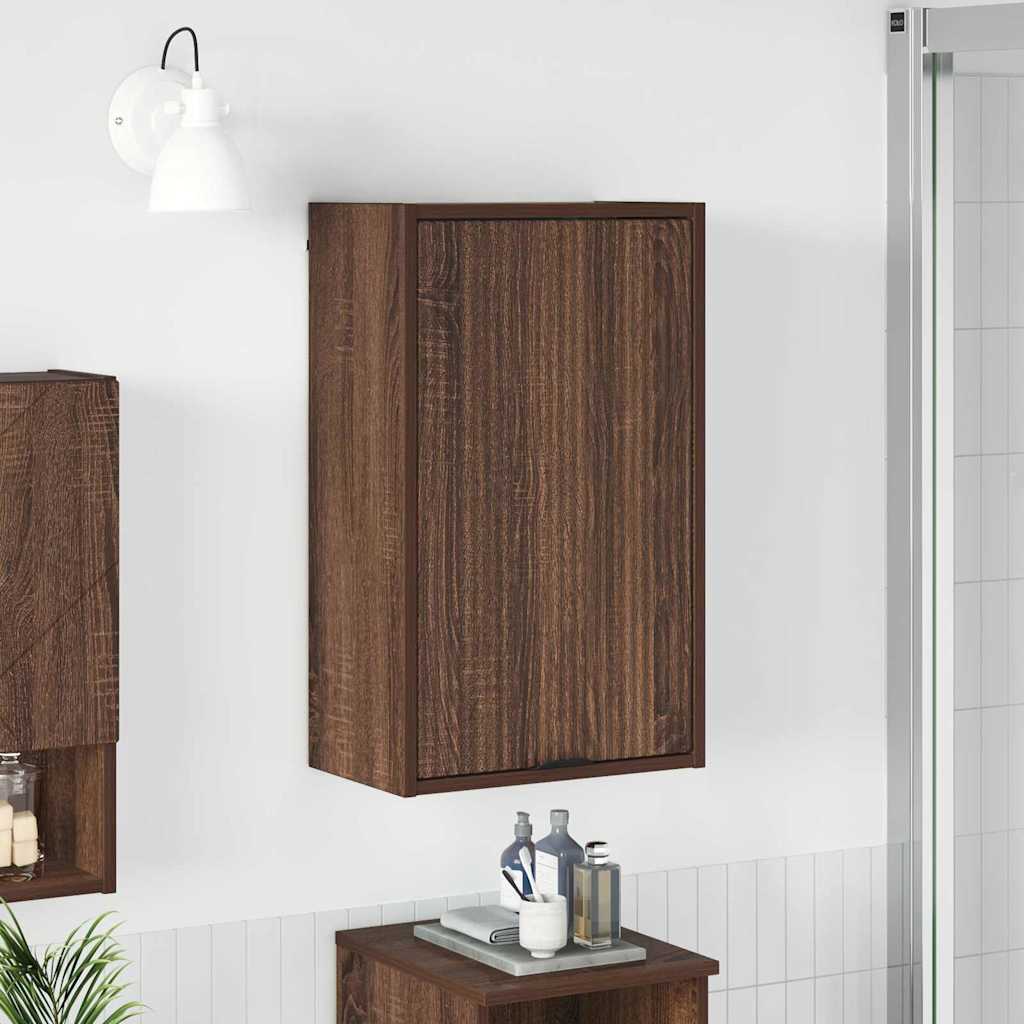 vidaXL Dulap de Baie Stejar brun 39 x 23.5 x 65 cm Lemn compozit