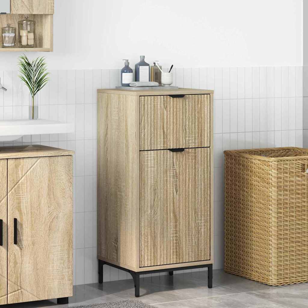 vidaXL Dulap de Baie Stejar sonoma 39.5 x 36 x 88 cm Lemn compozit