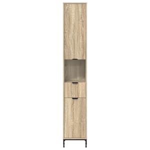 Koupelnová skříň se zásuvkou Sonoma dub 31,5 x 33 x 190 cm - obrázek 6