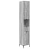 vidaXL Vannitoa kapp Hall Sonoma 31,5 x 33 x 190 cm Tehispuit, Metall