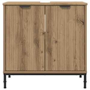 Skříňka pod umyvadlo Artisanový dub 60,5 x 33,5 x 61 cm - obrázek 6