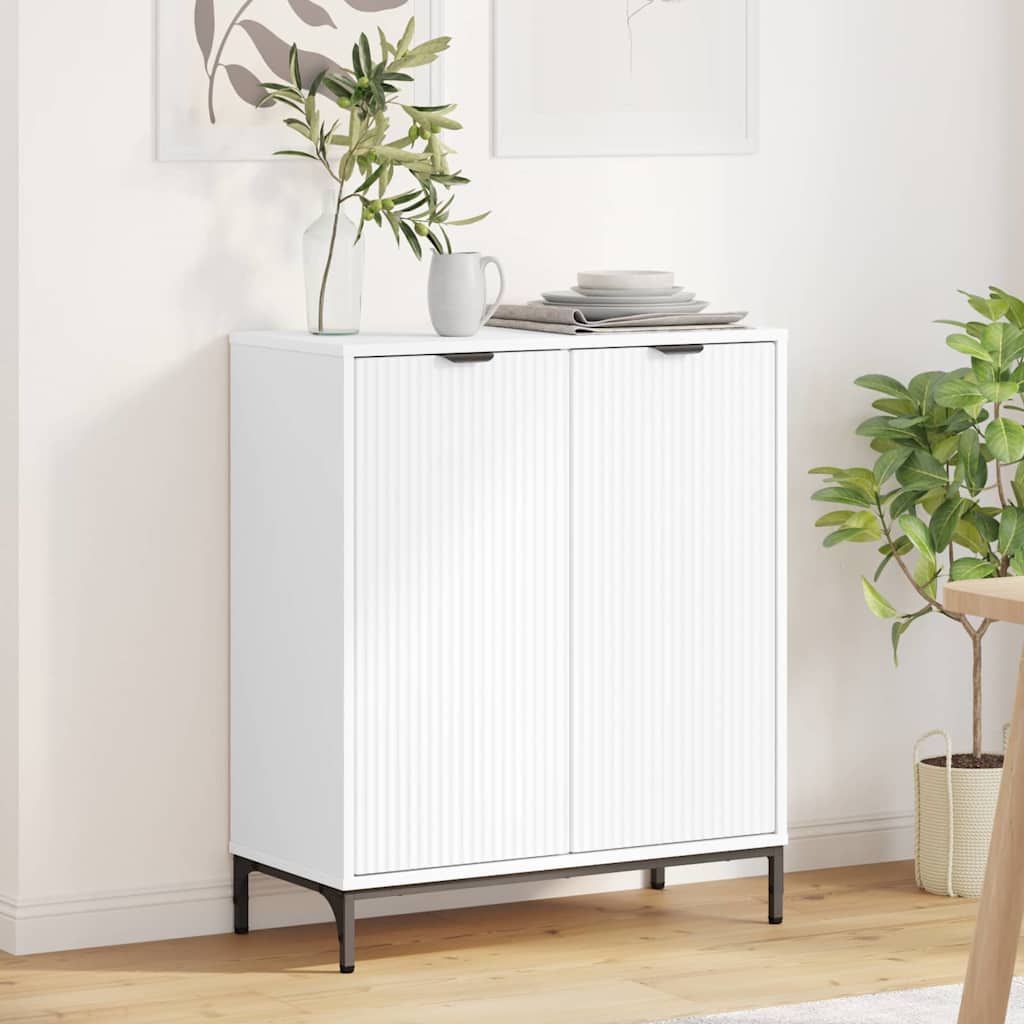 vidaXL Bufet Alb 69.5 x 33 x 82 cm Lemn compozit