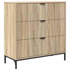Servírovací skříň Sonoma dub 79,5 x 33 x 82 cm kompozitní dřevo - obrázek 2