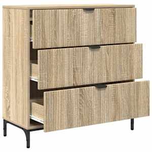 Servírovací skříň Sonoma dub 79,5 x 33 x 82 cm kompozitní dřevo - obrázek 5