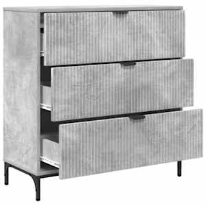 Servírovací skříň Betonově šedá 79,5 x 33 x 82 cm - obrázek 5