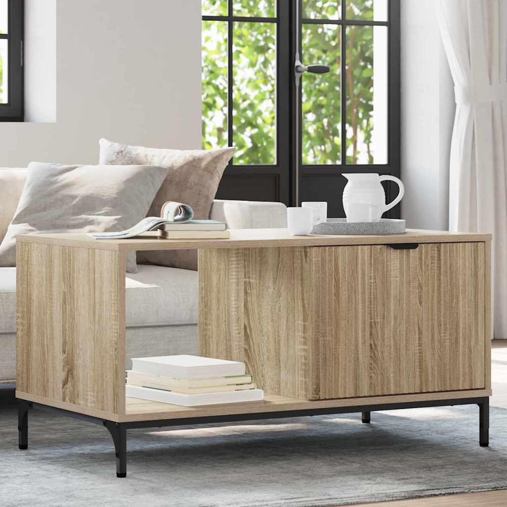 vidaXL Masă de cafea Stejar sonoma 90 x 49 x 46 cm Lemn compozit