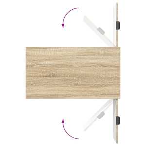 Konferenční stolek Sonoma dub 90 x 49 x 46 cm kompozitní dřevo - obrázek 13