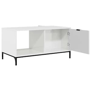 Konferenční stolek Vysoce lesklá bílá 90 x 49 x 46 cm - obrázek 5