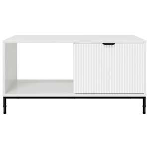 Konferenční stolek Vysoce lesklá bílá 90 x 49 x 46 cm - obrázek 6