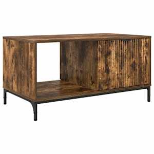 Konferenční stolek Kouřový dub 90 x 49 x 46 cm kompozitní dřevo - obrázek 2