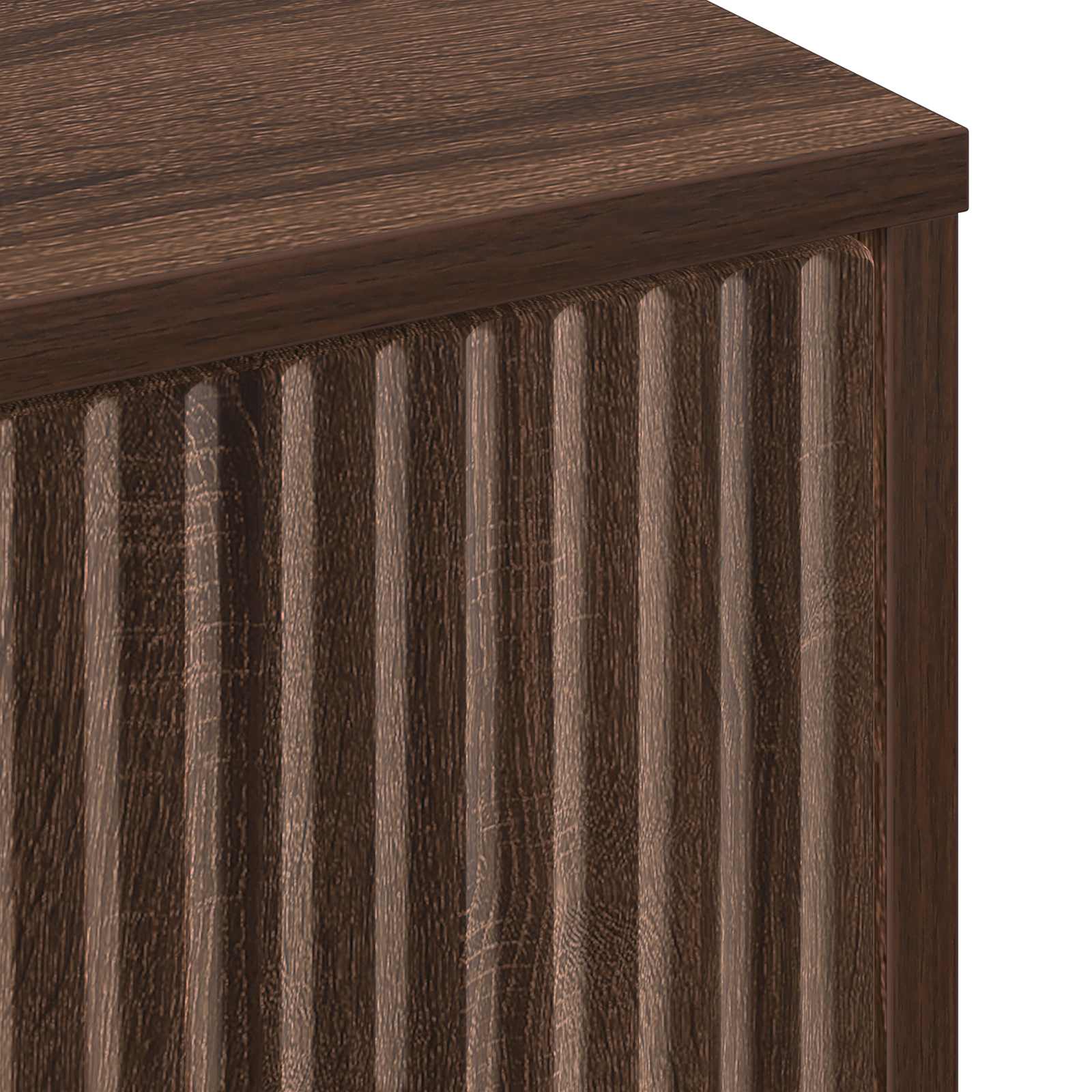 Klubska miza Rjav hrast 90 x 49 x 46 cm Konstruiran les - slika 11