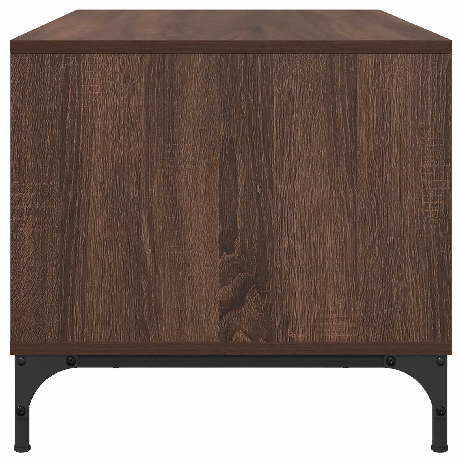 Klubska miza Rjav hrast 90 x 49 x 46 cm Konstruiran les - slika 7