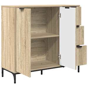Servírovací skříň Sonoma dub 89,5 x 33 x 82 cm kompozitní dřevo - obrázek 5