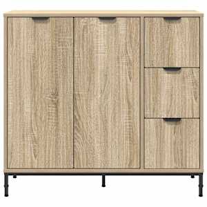 Servírovací skříň Sonoma dub 89,5 x 33 x 82 cm Kompozitní dřevo - obrázek 6