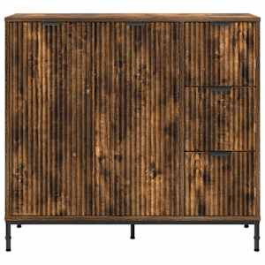 Servírovací skříň se zásuvkou Kouřový dub 89,5 x 33 x 82 cm - obrázek 6