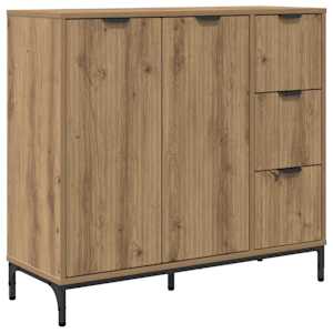 Servírovací skříň se zásuvkou Artisanový dub 89,5 x 33 x 82 cm - obrázek 2