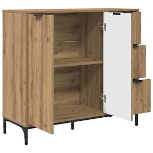 Servírovací skříň se zásuvkou Artisanový dub 89,5 x 33 x 82 cm - obrázek 5