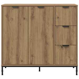 Servírovací skříň se zásuvkou Artisanový dub 89,5 x 33 x 82 cm - obrázek 6