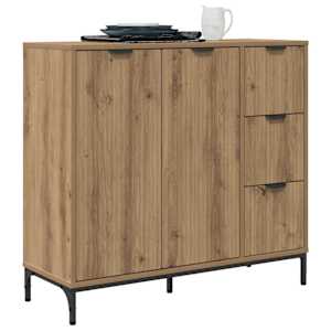 Servírovací skříň se zásuvkou Artisanový dub 89,5 x 33 x 82 cm - obrázek 3