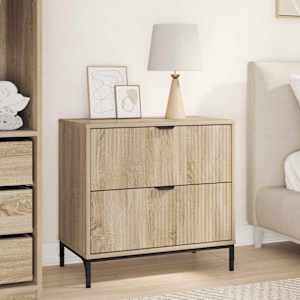 Nočna omarica sonoma hrast 63.5 x 36 x 61 cm Inženirski les
