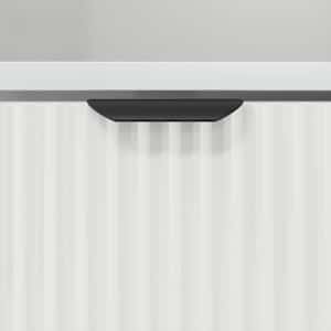 Nočna omarica 2 pcs Bela 49 x 36 x 61 cm Konstruiran les - slika 9