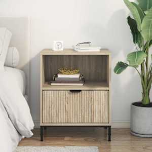 Noční skříňka dub sonoma 49 x 36 x 61 cm Kompozitní dřevo - obrázek 4