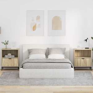 Nočna omarica 2 kos sonoma hrast 49 x 36 x 61 cm Inženirski les