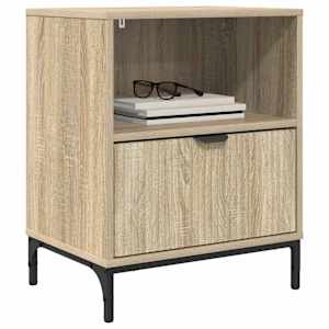 Noční skříňka 2 pcs dub sonoma 49 x 36 x 61 cm Kompozitní dřevo - obrázek 3