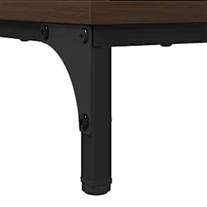 Nočna omarica 2 pcs Rjavi hrast 49 x 36 x 61 cm Konstruiran les - slika 10