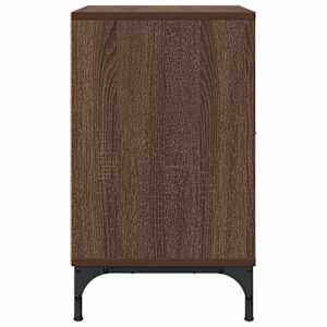 Nočna omarica 2 pcs Rjavi hrast 49 x 36 x 61 cm Konstruiran les - slika 7