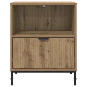 Noční skříňka se zásuvkou 2 pcs dub artisan 49 x 36 x 61 cm - obrázek 6