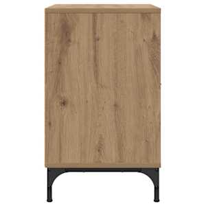 Noční skříňka se zásuvkou 2 pcs dub artisan 49 x 36 x 61 cm - obrázek 7